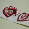 Valentine's Day Pop Up Card: Spiral Heart Tutorial intended for Heart Pop Up Card Template Free
