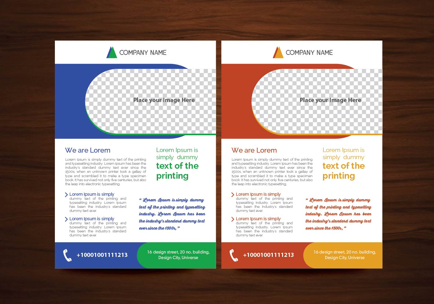 Vector Brochure Flyer Design Layout Template In A4 Size With Letter Size Brochure Template