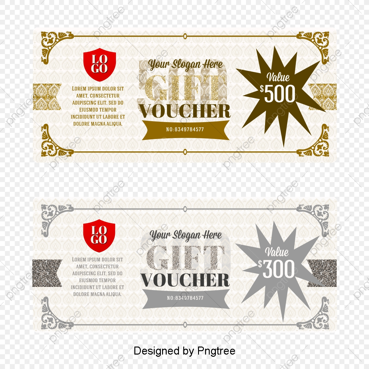 Vector Gift Certificate Template, Vector Voucher, Fantasy In Gift Certificate Template Photoshop