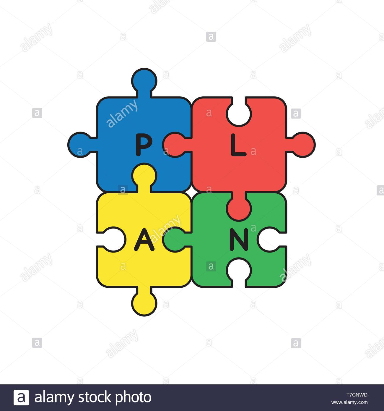 Vector Icon Concept Of Four Part Jigsaw Puzzle Pieces With Intended For Jigsaw Puzzle Template For Word