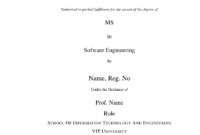 Vit - Template For Vit Project Report Template within Latex Project Report Template