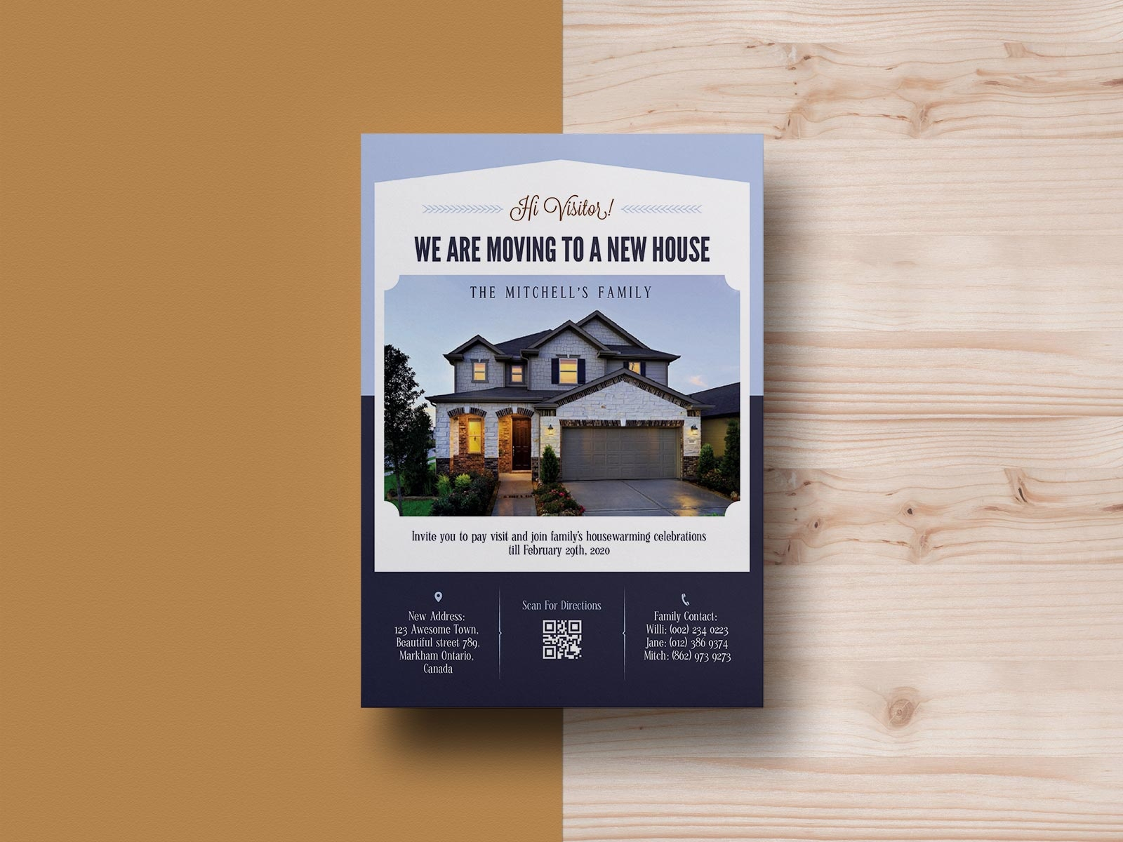 We Have Moved New House Flyer Template Psdzee Que In Moving Flyer Template