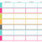 Weekly Meal Planner For Family Templates | Printable Weekly Intended For Meal Plan Template Word