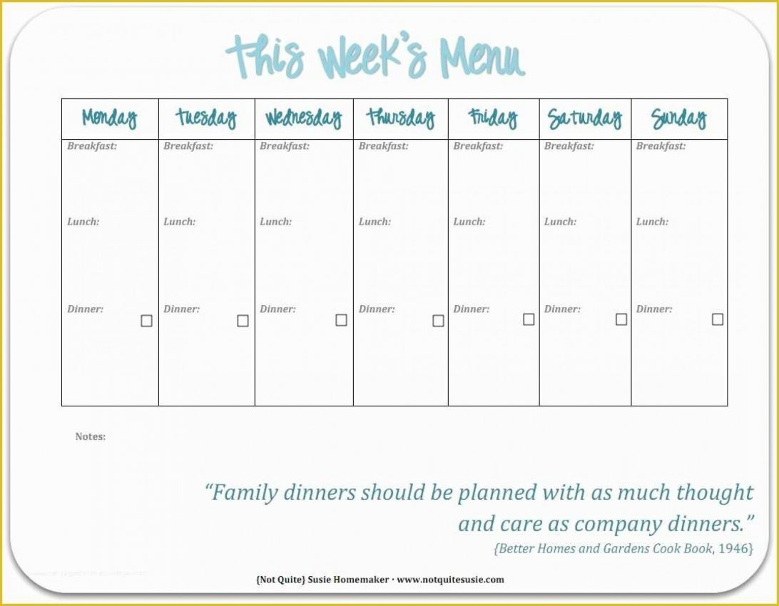 Weekly Menu Template 026 Ideas Dinner Free Printable Monthly With Regard To Menu Template Free Printable