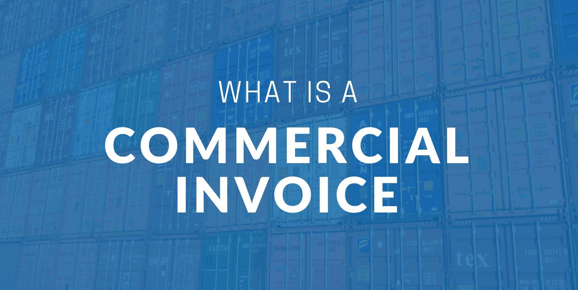 What Is A Commercial Invoice – Example | Icontainers Pertaining To International Shipping Invoice Template