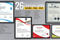 Word Certificate Template - 53+ Free Download Samples intended for Microsoft Office Certificate Templates Free