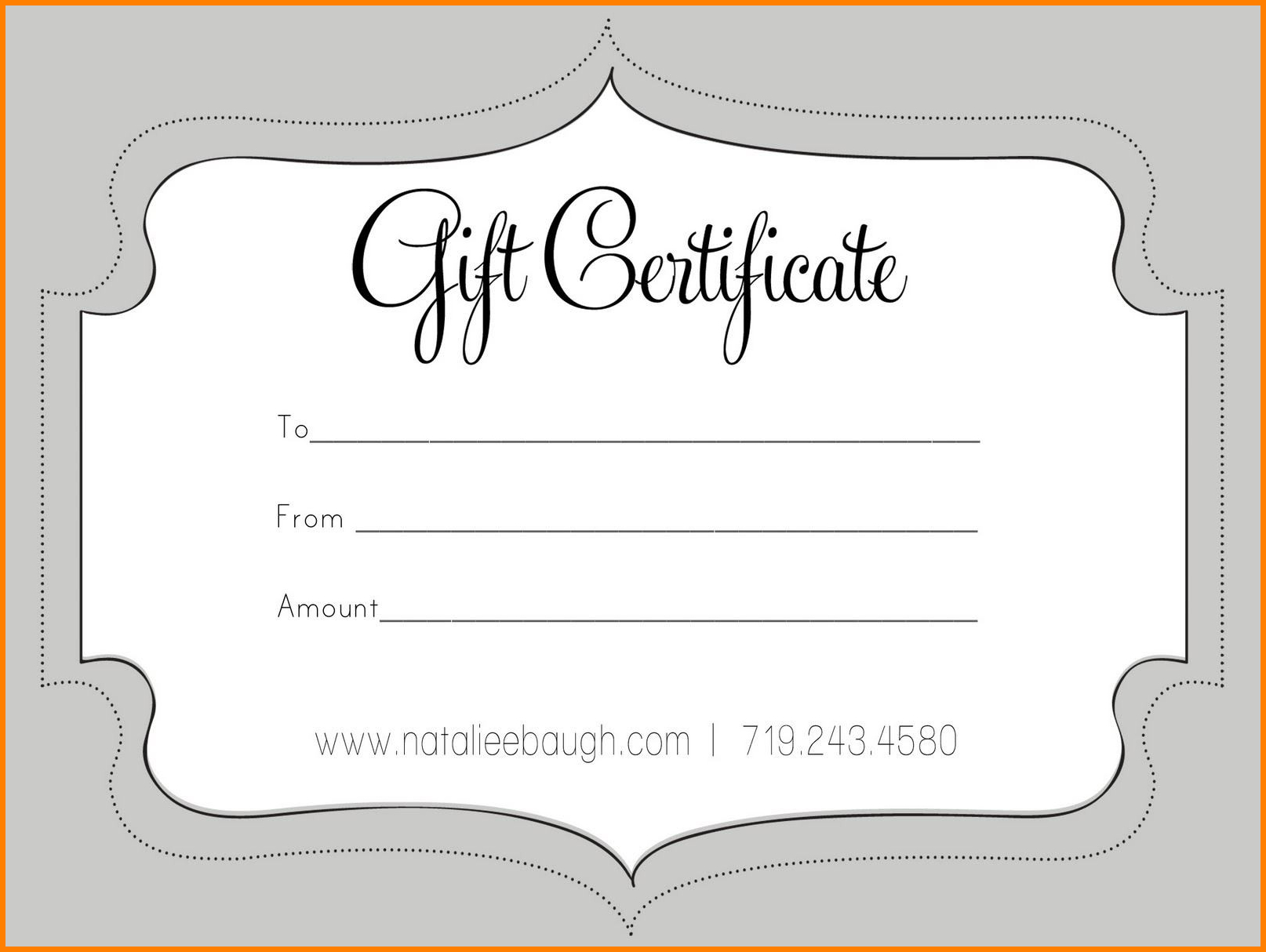 Word Gift Certificate - Colona.rsd7 Regarding Microsoft Gift Certificate Template Free Word