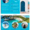 World Travel Tri Fold Brochure pertaining to Island Brochure Template
