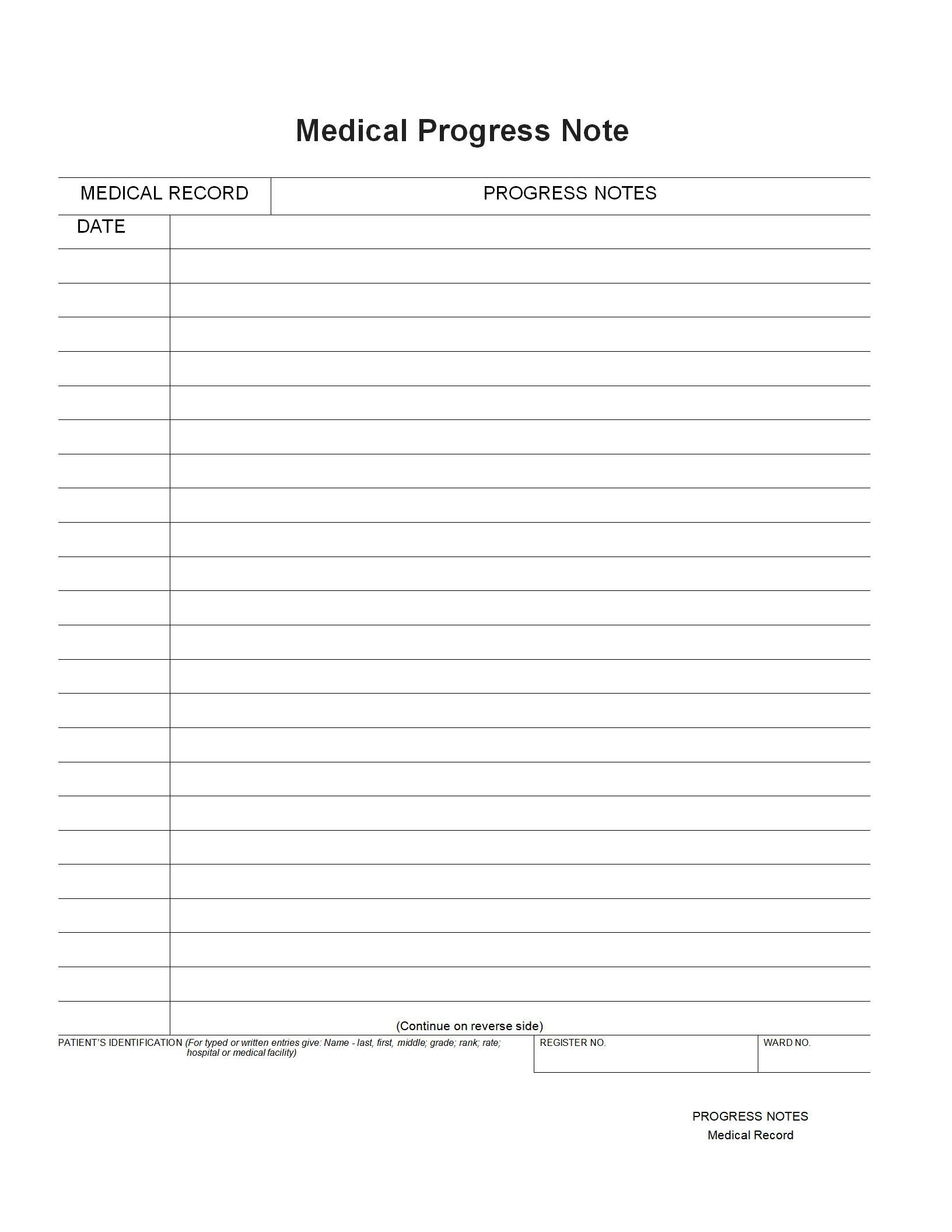 Wps Template – Free Download Writer, Presentation With Hospital Progress Note Template