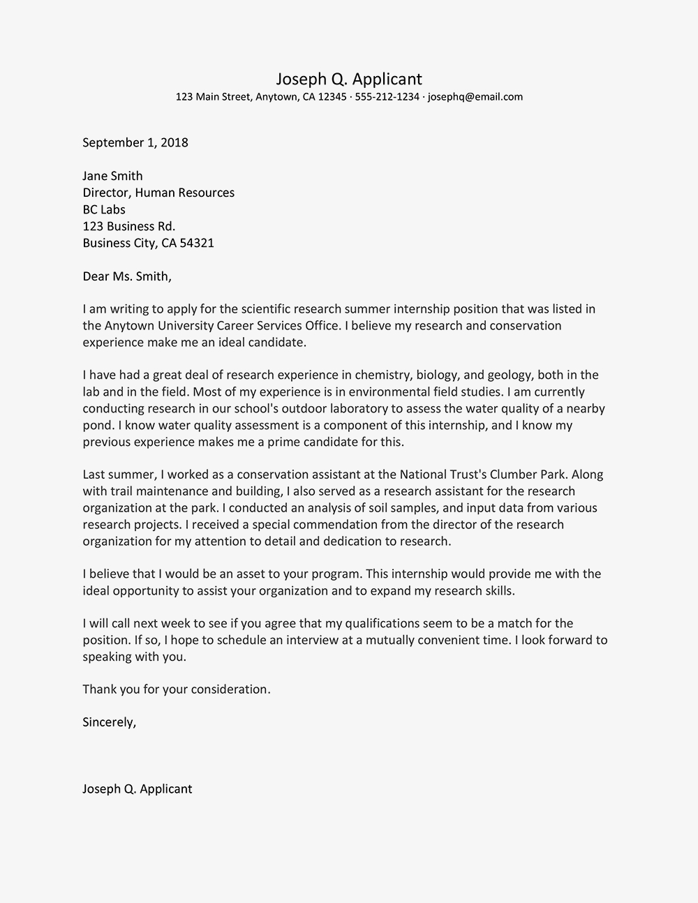 Write A Cover Letter For An Internship – Colona.rsd7 Throughout Internship Cover Letter Template