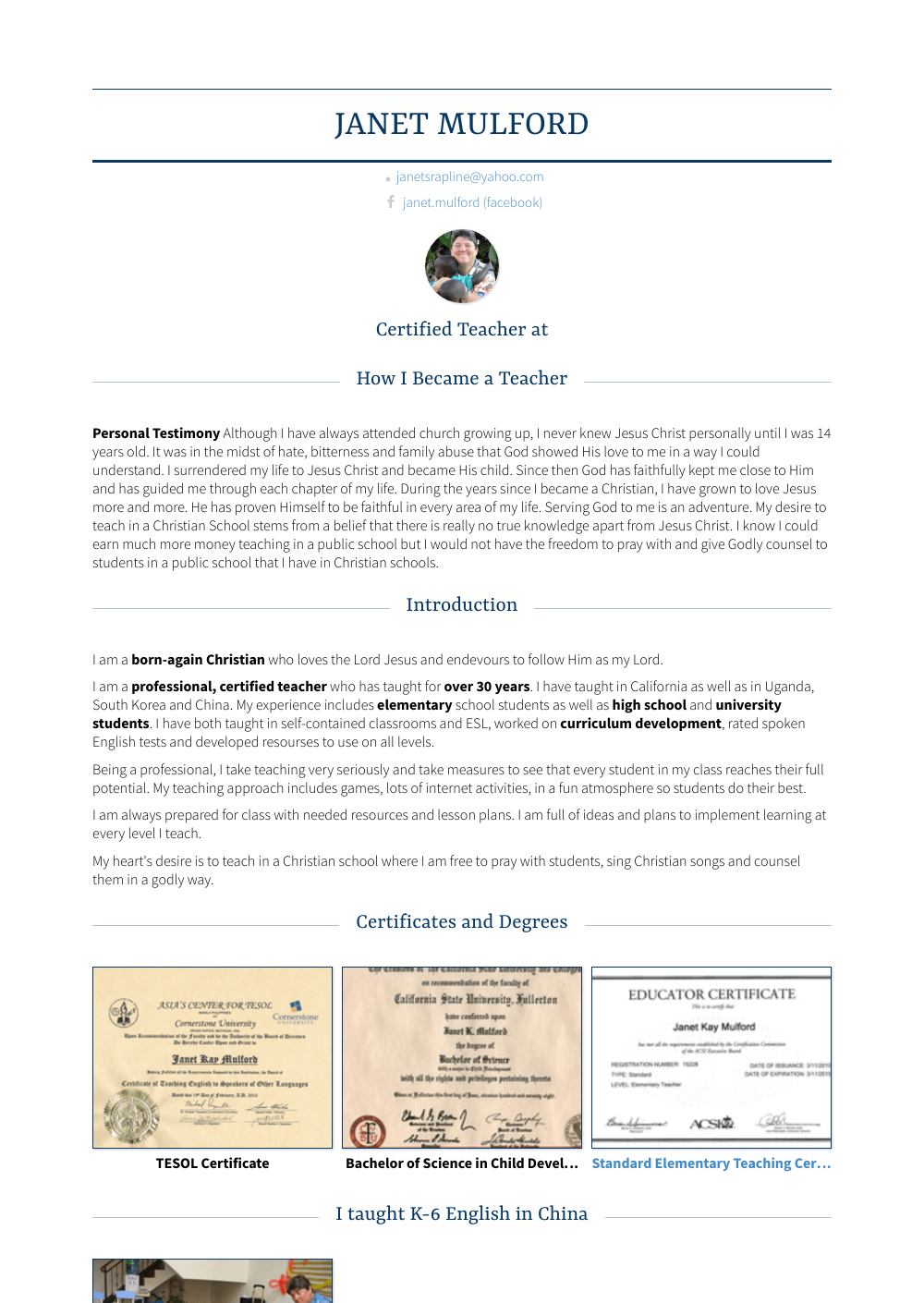 Youth Pastor – Resume Samples And Templates | Visualcv With Regard To Ministry Resume Templates