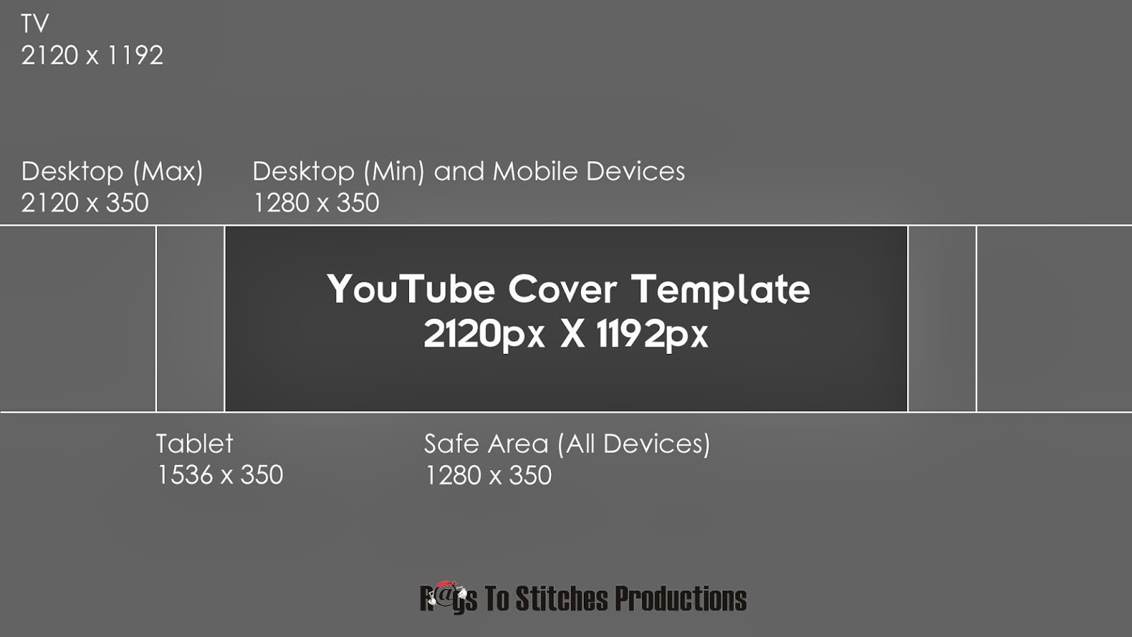 Youtube Banner Template Size Within Gimp Youtube Banner Template
